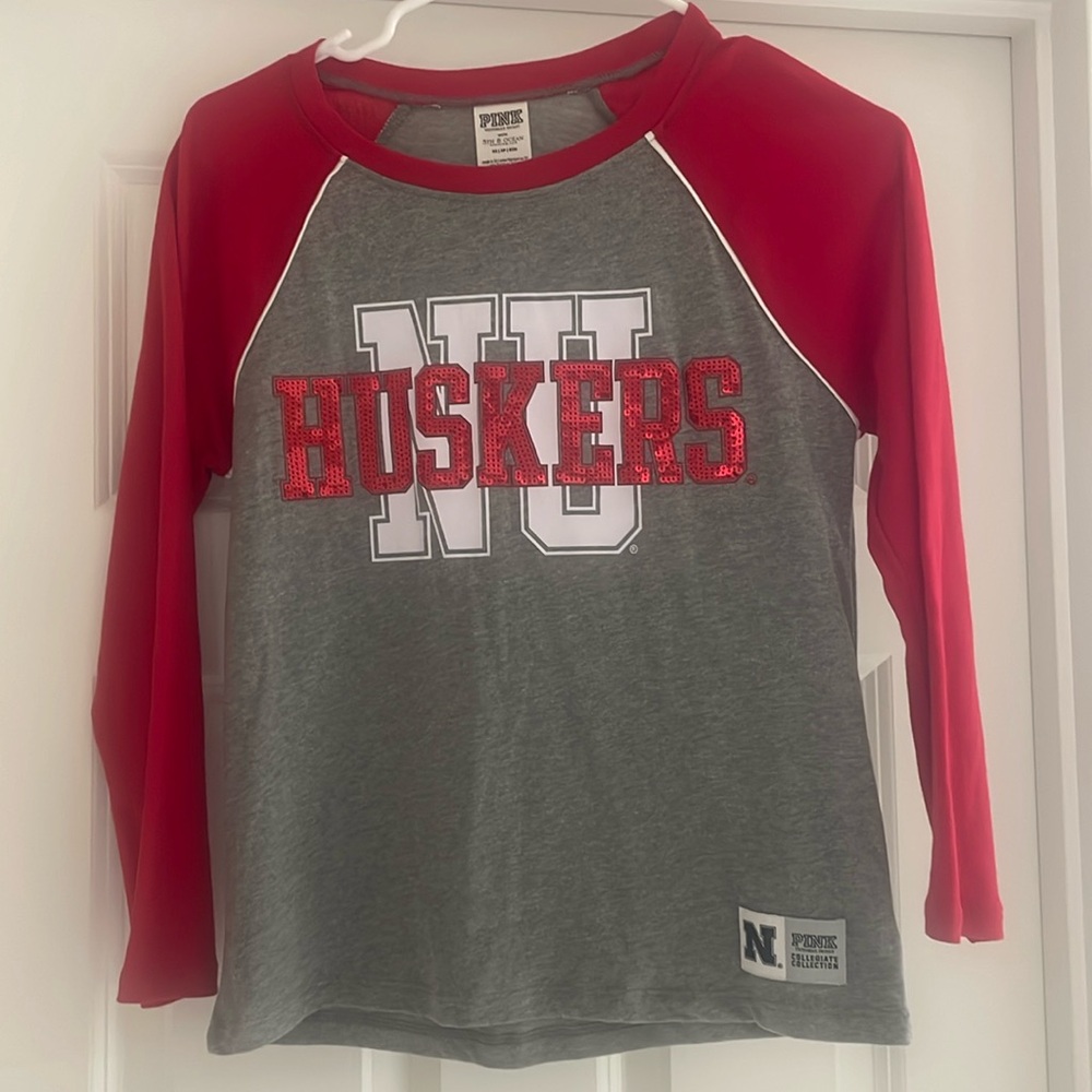 Nebraska Husker 3/4 sleeve tee XS
